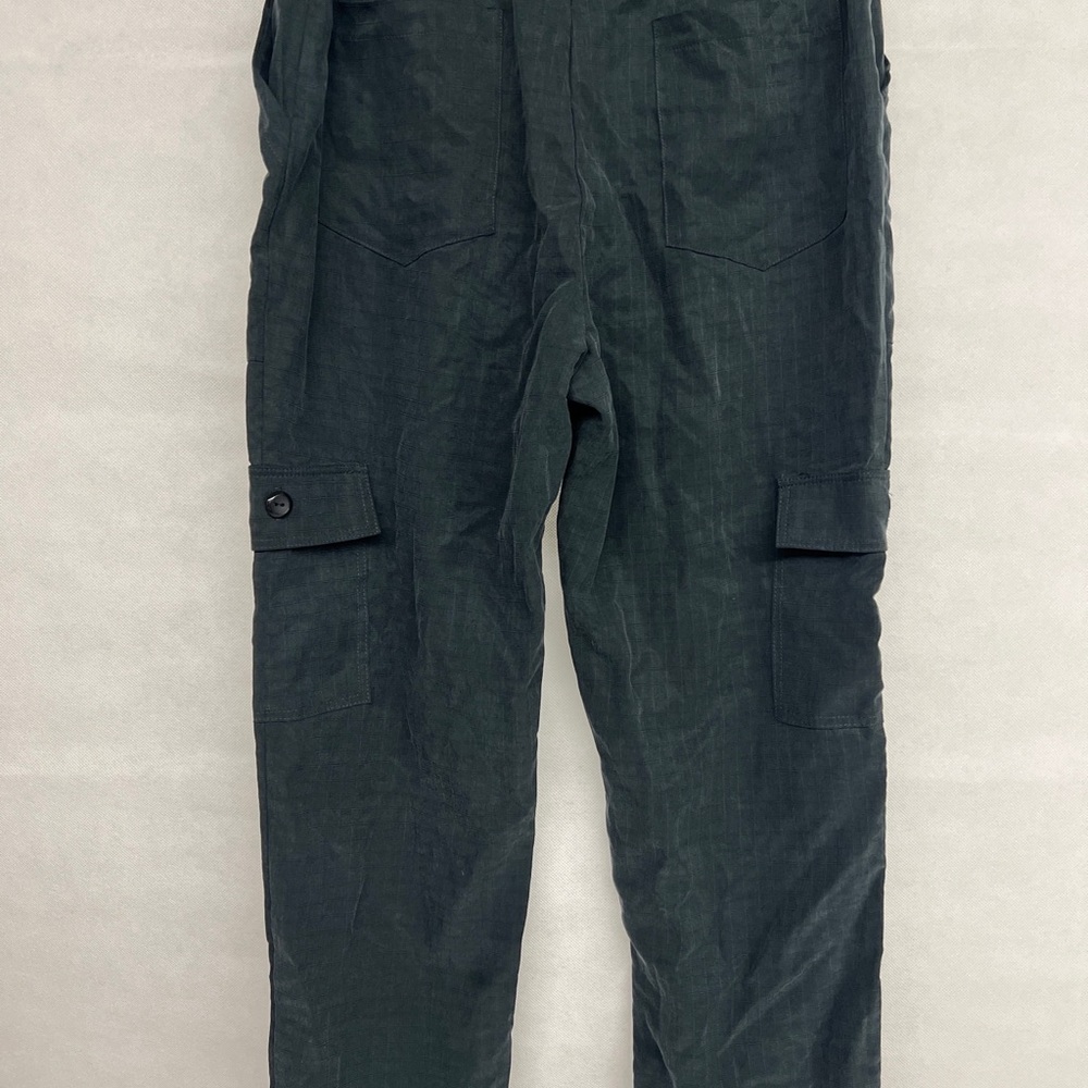 new Loose trouser Anthropologie Amadi Black Walker Taper High Rise - Picture 9 of 9
